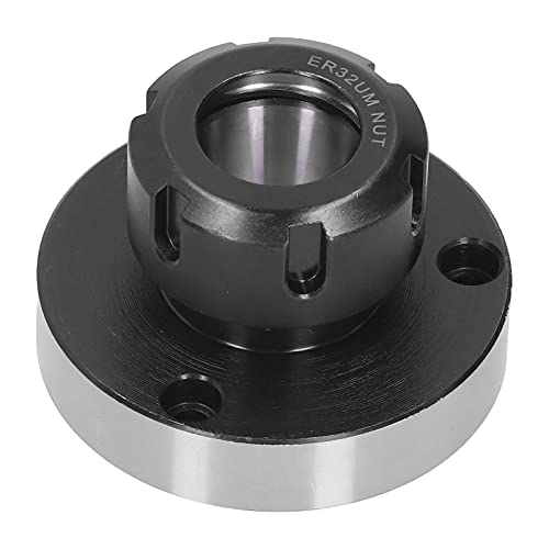 Fafeicy Spannzangenfutter ER32-80 Mm, Fräswerkzeuge, Spannfutter, Spannzangenfutter-Ersatz, Gerades Loch für Fräsmaschine, Spannzangen, Kohlenstoffstahl, für Fräsmaschine und Drehmaschine von Fafeicy