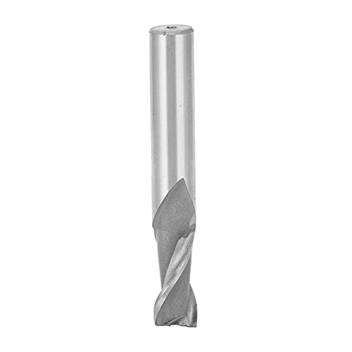 Spiralmühle, Hochgeschwindigkeits -Stahl -Endmühle 2 Flöte Gerade Schaftschneider -Werkzeug -Set für CNC -Fräsen, Hardware, Acryl, Holzbearbeitung (12 * 12 * 26 * 83) von Fafeicy