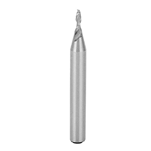 Spiralmühle, Hochgeschwindigkeits -Stahl -Endmühle 2 Flöte Gerade Schaftschneider -Werkzeug -Set für CNC -Fräsen, Hardware, Acryl, Holzbearbeitung (2 * 6 * 7 * 51) von Fafeicy