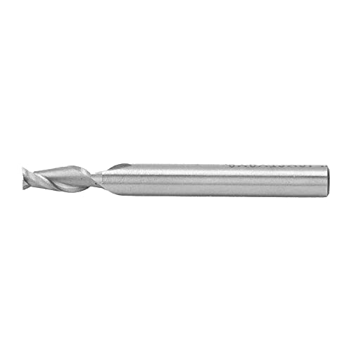 Spiralmühle, Hochgeschwindigkeits -Stahl -Endmühle 2 Flöte Gerade Schaftschneider -Werkzeug -Set für CNC -Fräsen, Hardware, Acryl, Holzbearbeitung (5 * 6 * 13 * 57) von Fafeicy