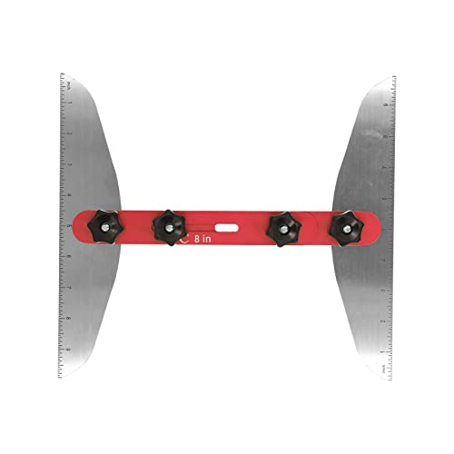 Treppenstufe Messwerkzeug - Premium -Aluminiumlegierung Professioneller Treppengeschwindigkeit für Präzise Schnitte für Treppen, Regale und Fensterbänke 11 Bis 60 Zoll Messbereich 2 PCs Dial Treppenstufe Messwerkzeug - Premium -Aluminiumlegierung Professioneller Treppengeschwindigkeit für Präzise Schnitte für Treppen, Regale und Fensterbänke 11 Bis 60 Zoll Messbereich 2 PCs Dial von Fafeicy