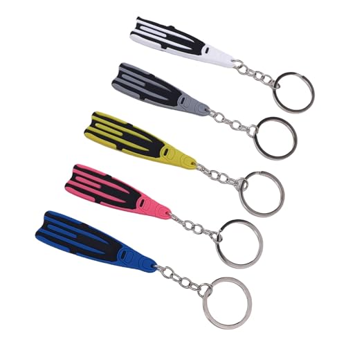 Fafeims 5pcs Tauchschleife mit Glattem Flossenschlüssel Weiches Silikonmaterial mit Reißverschluss für Taucher Fafeims 5pcs Tauchschleife mit Glattem Flossenschlüssel Weiches Silikonmaterial mit Reißverschluss für Taucher von Fafeims