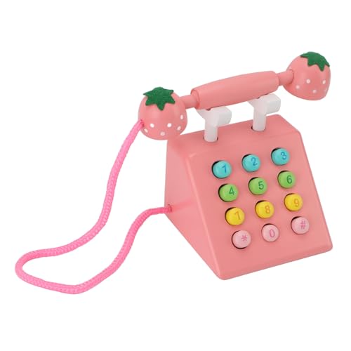 Telefonspielzeug aus Holz, Fördert die Vorstellungskraft und die Fähigkeiten mit Dem Telefon, Ideal aus Buchenholz Gefertigt, um die Bindung zwischen Familie und Kind zu Stärken Telefonspielzeug aus Holz, Fördert die Vorstellungskraft und die Fähigkeiten mit Dem Telefon, Ideal aus Buchenholz Gefertigt, um die Bindung zwischen Familie und Kind zu Stärken von Fafeims
