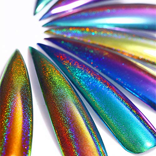 Faguo Spiegel Chamäleons Pigment Perlglanz Epoxidharz Glitter Magie Verfärbtes Pulverharz Farbstoff Schmuckherstellung Werkzeuge von Faguo