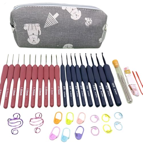 0 6-6 0 Mm Häkelnadelhäkchen Haken Ein Einfach Zu Bedienender Ergonomischer Häkelhaken Long Stricknadel 0 6-6 0 Mm Häkelnadelhäkchen Haken Ein Einfach Zu Bedienender Ergonomischer Häkelhaken Long Stricknadel von Fahoujs