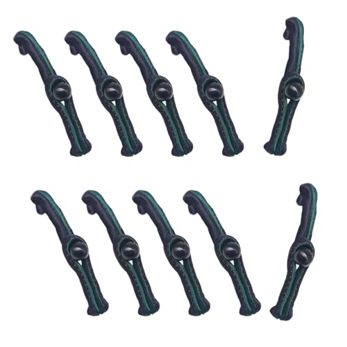 10 Pack Gold Perlen Fastener Jades Perlen Ethnische Knöpfe Abnehmbare Verstellbare Knöpfe Für Persönlichkeit Schmuck Stilvolle Modeknöpfe von Fahoujs