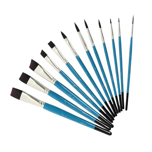 12pcs Professionelle Pinsel Aquarellpinsel Pinsel Nylon Borstenpinsel Für Acryl Aquarellölmalerei 12pcs Professionelle Pinsel Aquarellpinsel Pinsel Nylon Borstenpinsel Für Acryl Aquarellölmalerei von Fahoujs