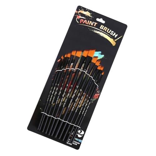 12pcs Professionelle Pinsel Pinsel Nylon Borsten Aquarellpinsel Für Acryl Aquarellölmalerei Gesicht Und Körperkünstler 12pcs Professionelle Pinsel Pinsel Nylon Borsten Aquarellpinsel Für Acryl Aquarellölmalerei Gesicht Und Körperkünstler von Fahoujs