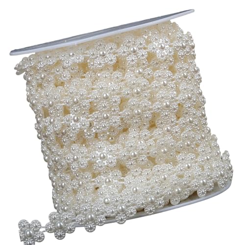 13mm Imitation Perlen Perlenkette Künstliche Perlen Perlen Schnur Für Handwerk Hochzeitsstrauß Und Partydekoration von Fahoujs