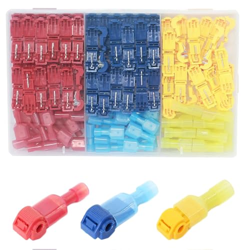 144pcs Isolierte Crimp Klemmen Drahtanschlüsse T Tap Drahtstecker Schnelldrahtspleiige Einfach Zu Bedienen Zu Verwenden 144pcs Isolierte Crimp Klemmen Drahtanschlüsse T Tap Drahtstecker Schnelldrahtspleiige Einfach Zu Bedienen Zu Verwenden von Fahoujs