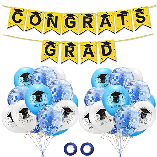 2023 Graduation Ballon Hängeset Kombination Zubehör für Universitätsstudent Junior School Student Graduation Ballon von Fahoujs