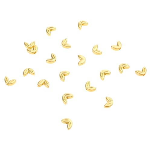 20pcs Doppel Loch Abstandshalterperlen Weizenohrform Schmuckkomponenten Raffinierte Armband Halskette Ohrring Accessoires 20pcs Doppel Loch Abstandshalterperlen Weizenohrform Schmuckkomponenten Raffinierte Armband Halskette Ohrring Accessoires von Fahoujs