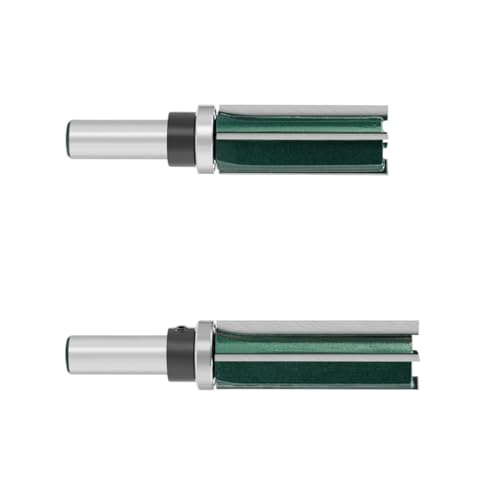2pcs Fräsenschneider 8mm 12 Mm Schaftfräsenkopie Kopie Trimmblock Oberlager Spülung Muster Zubehör Professionelles Holzbearbeitungswerkswerkzeug Bit von Fahoujs