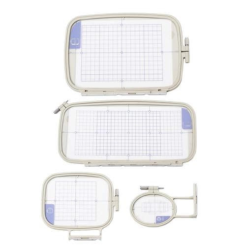4 PCs/Set Stickerei Hoop Stickmaschine Machine Verstellbare Stickrahmen Für PC8200 PE770 PE700 PC8500 PC8500D von Fahoujs