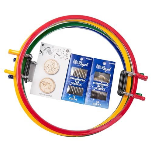 4pcs Runde Nähte Hoop Round Stickerei Hoop Stitching Stickrahmen Für Stickern Nähen Nadelstichen von Fahoujs