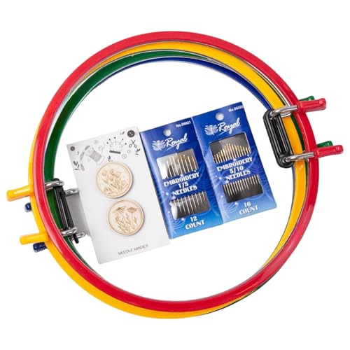 4pcs Runde Nähte Hoop Round Stickerei Hoop Stitching Stickrahmen Für Stickern Nähen Nadelstichen 4pcs Runde Nähte Hoop Round Stickerei Hoop Stitching Stickrahmen Für Stickern Nähen Nadelstichen von Fahoujs