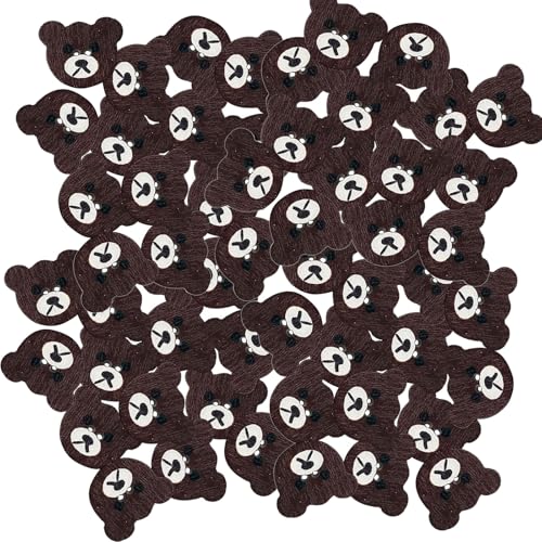 50 Stück Holzknöpfe Schöne Bärenform Knöpfe Dekorative Knöpfe 2 Lochknöpfe Bastelknöpfe Zum Häkelstricken 50 Stück Holzknöpfe Schöne Bärenform Knöpfe Dekorative Knöpfe 2 Lochknöpfe Bastelknöpfe Zum Häkelstricken von Fahoujs