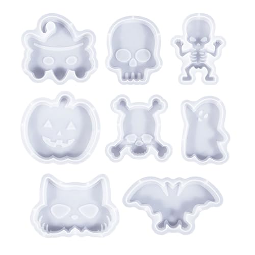 6/8pcs Weihnachten Thema Silikonformen Halloween Silikonkerzenformen Für Epoxidharz Kerze Home Dekoration 6/8pcs Weihnachten Thema Silikonformen Halloween Silikonkerzenformen Für Epoxidharz Kerze Home Dekoration von Fahoujs