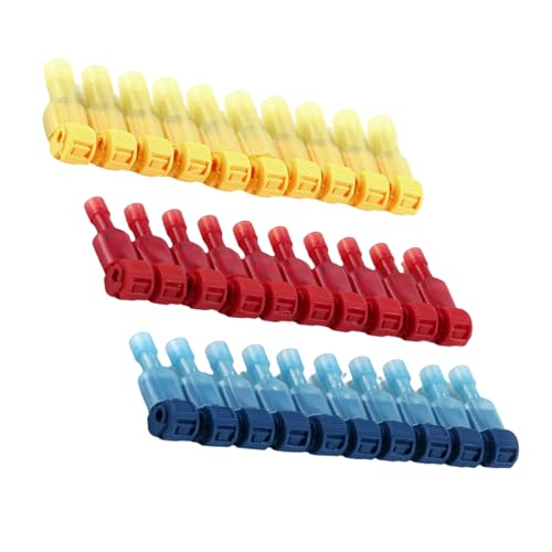 60pcs Selbstabstripping T Tap Drahtverbinder Und Männliche Spaten Isolierte Elektrische Klemmen Einstellen Drahtspleißen Und Anschluss 60pcs Selbstabstripping T Tap Drahtverbinder Und Männliche Spaten Isolierte Elektrische Klemmen Einstellen Drahtspleißen Und Anschluss von Fahoujs
