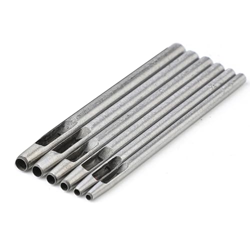 6pcs Hohle Lederloch Punches Für Leder Uhren Bänder Gürtel Canvas Leder Rundloch Puncher Leder Werkzeug 6pcs Hohle Lederloch Punches Für Leder Uhren Bänder Gürtel Canvas Leder Rundloch Puncher Leder Werkzeug von Fahoujs