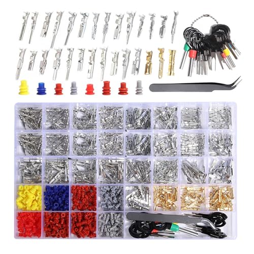 950pcs Stecker Pin Klemmen Auto Elektrikdrahtanschlüsse 1/1 5/1 8/2 2/2 8/3 5 Mm Automobilstiftanschluss Enduring von Fahoujs