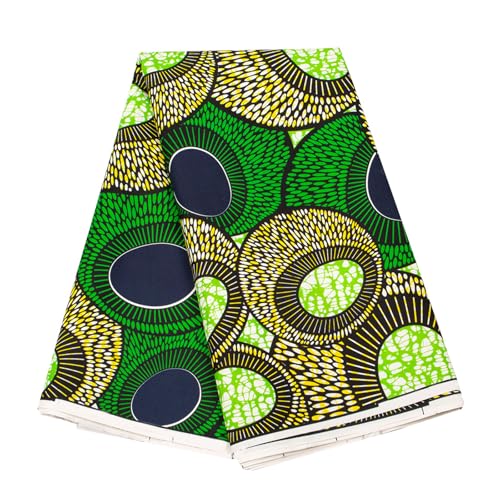 Afrikanischer Wachdruckstoff 3yard Doppelseite Geometrisch Druck Polyester Stoff Für Nähen Von Handwerk Und Hausdekoration Afrikanische Wachsee Stoff von Fahoujs
