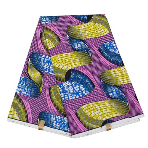 Afrikanischer Wachdruckstoff 3yard Doppelseite Geometrisch Druck Polyester Stoff Für Nähen Von Handwerk Und Hausdekoration Afrikanische Wachsee Stoff von Fahoujs