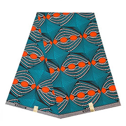 Afrikanischer Wachdruckstoff 3yard Doppelseite Geometrisch Druck Polyester Stoff Für Nähen Von Handwerk Und Hausdekoration Afrikanische Wachsee Stoff von Fahoujs
