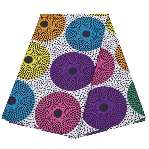 Afrikanischer Wachdruckstoff 3yard Doppelseite Geometrisch Druck Polyester Stoff Für Nähen Von Handwerk Und Hausdekoration Afrikanische Wachsee Stoff von Fahoujs