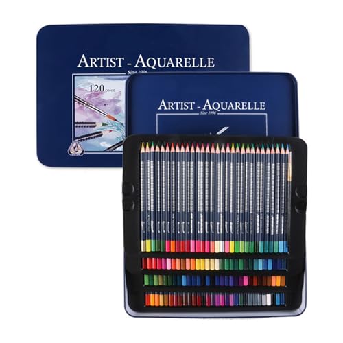 Aquarell Malvorlagen Set Mit Metallkoffer Farbiger Bleistift Mit von Fahoujs