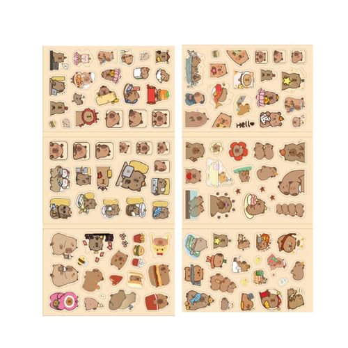 Cartoon Animal Sticker Wasserbeständiger Haustieraufkleber Für Scrapbook Journal Telefon Fall Gitarre Laptop Kinder Belohnung Notizbuch Cartoon Animal Sticker Wasserbeständiger Haustieraufkleber Für Scrapbook Journal Telefon Fall Gitarre Laptop Kinder Belohnung Notizbuch von Fahoujs