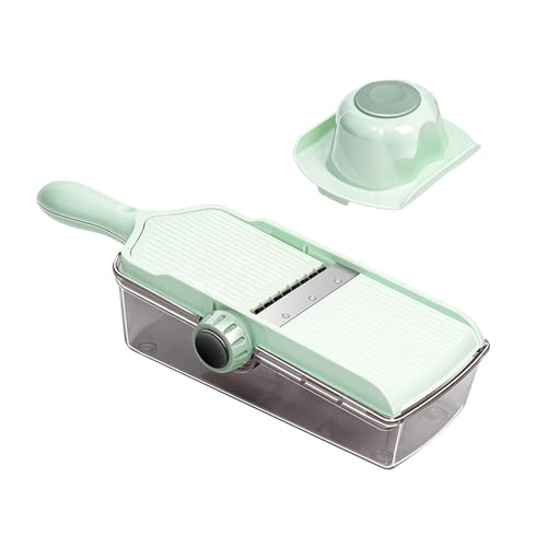 Effizienter Küchenmandoline Gemüseschneider Handheld Manual Food Slicer Und Dicer Werkzeug Zwiebel Reibe Mit Behälter Effizienter Küchenmandoline Gemüseschneider Handheld Manual Food Slicer Und Dicer Werkzeug Zwiebel Reibe Mit Behälter von Fahoujs