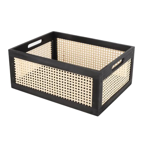 Eleganter Charme Rechteckiger Speicherkorb Aus Holz Und Bambus Tragbar Für Kabinettsraumsparende Designs Hausorganisation Korb Eleganter Charme Rechteckiger Speicherkorb Aus Holz Und Bambus Tragbar Für Kabinettsraumsparende Designs Hausorganisation Korb von Fahoujs
