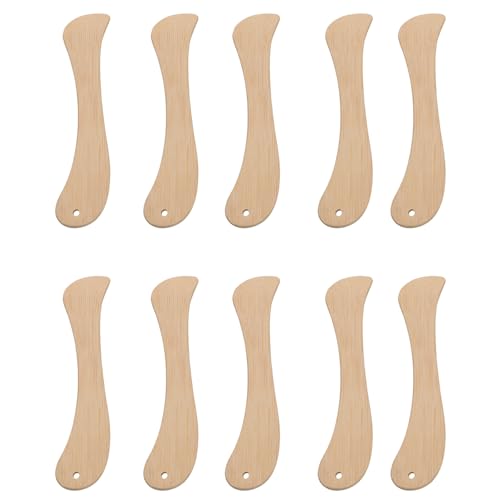 Fahoujs 10 PCs Knochenflügel Werkzeug Praktische Punkte Faltenfaltpapier Lederhandwerk Handgefertigtes Ledercraft Accessoires von Fahoujs