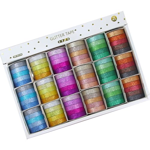 Fahoujs 18 Box Kreatives Dekoratives Band Glitzernder Washis Tape Dekorative Klebeband Handlung Klebeband Für Journaling Scrapbooking Fahoujs 18 Box Kreatives Dekoratives Band Glitzernder Washis Tape Dekorative Klebeband Handlung Klebeband Für Journaling Scrapbooking von Fahoujs