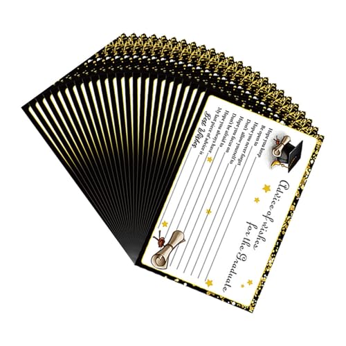 Fahoujs 24PCS Abschlussberatung Word Karte Für Absolventen 6x4inch Well Wishes Cards Für Abschlussparty Spieldekoration Supply Fahoujs 24PCS Abschlussberatung Word Karte Für Absolventen 6x4inch Well Wishes Cards Für Abschlussparty Spieldekoration Supply von Fahoujs