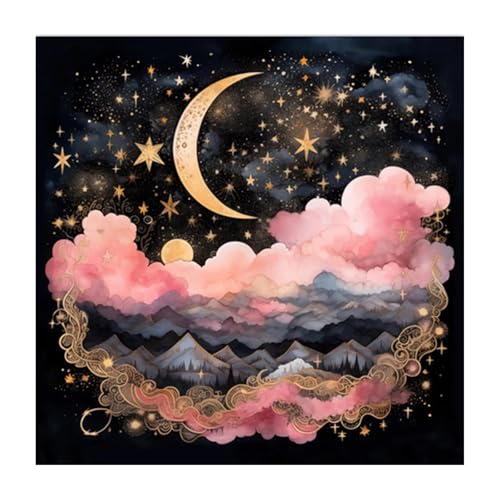 Fahoujs Divinationen Tischdecke Mond Blumenmuster Astrologie Tarotkarte Tischdecke Altars Stoff Göttlichkeit Brettspiel Accessoire Fahoujs Divinationen Tischdecke Mond Blumenmuster Astrologie Tarotkarte Tischdecke Altars Stoff Göttlichkeit Brettspiel Accessoire von Fahoujs