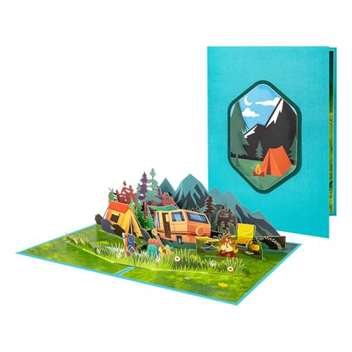 Fahoujs Künstlerische 3D Camping Erlebnis Begrüßungskarte Schöne 3D Klappwälder Retreat Grußkarte Für Home Decors Fahoujs Künstlerische 3D Camping Erlebnis Begrüßungskarte Schöne 3D Klappwälder Retreat Grußkarte Für Home Decors von Fahoujs