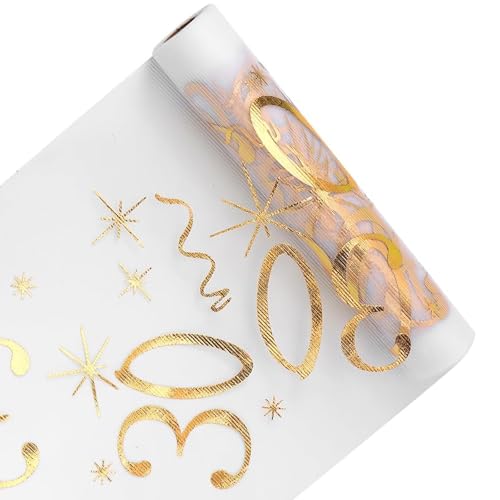 Fahoujs Luxurys Geburtstagstisch Runner Elegantes Goldengeschnittene Dekoration Für Jubiläumsfeier Erwachsene Meilensteine Partys Wiederverwendbarer Polyester Tischdekoration Fahoujs Luxurys Geburtstagstisch Runner Elegantes Goldengeschnittene Dekoration Für Jubiläumsfeier Erwachsene Meilensteine Partys Wiederverwendbarer Polyester Tischdekoration von Fahoujs