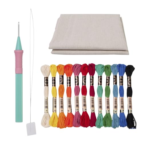 Fahoujs Stanznadel Set Mit 43x50 Cm Stickerei Fahoujs Stanznadel Set Mit 43x50 Cm Stickerei von Fahoujs
