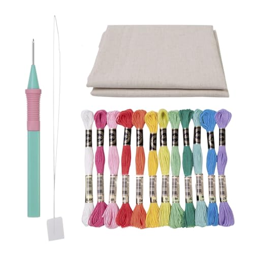 Fahoujs Stanznadel Set Mit 43x50 Cm Stickerei von Fahoujs