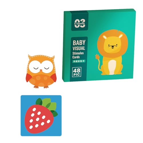 Hohe Kontrast Babykarten Für Neugeborene Visuelle Stimulation Sensorisches Spielzeug Schwarz Weiß Karteikarten Flashkarten Spielzeug Schwarz Und Weiß von Fahoujs