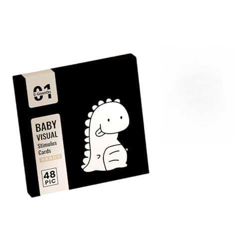 Hohe Kontrast Babykarten Für Neugeborene Visuelle Stimulation Sensorisches Spielzeug Schwarz Weiß Karteikarten Flashkarten Spielzeug Schwarz Und Weiß von Fahoujs