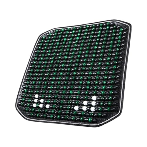 Holzperlen Sitzkissen Atmungsaktives Designs 42x42 cm Handwebatpolster Für Home Office Car 4 Farboption Holzperlenpolster von Fahoujs