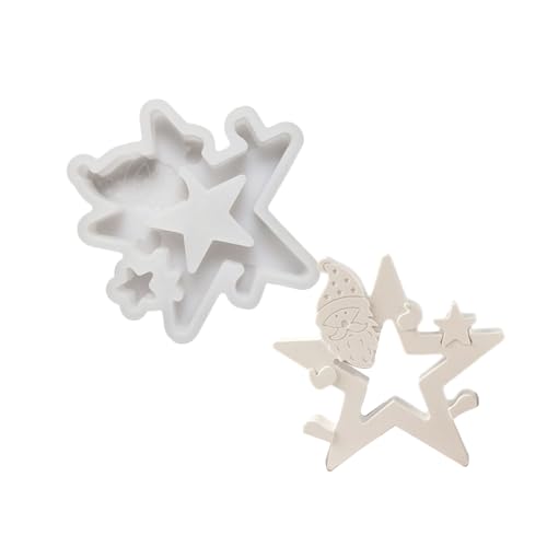 Home Dekoration Silikonform Stern Santa Figur Ornament Schimmel Weihnachtszugriff Home Dekoration Silikonform Stern Santa Figur Ornament Schimmel Weihnachtszugriff von Fahoujs