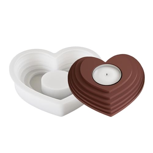 Kerzenhalter Formen Craft Herzbasis Schimmel Silikon Crafting Runde Tasse Für Harzkanäume Wiederverwendbares Silikon Kerzenhalter Formen Craft Herzbasis Schimmel Silikon Crafting Runde Tasse Für Harzkanäume Wiederverwendbares Silikon von Fahoujs