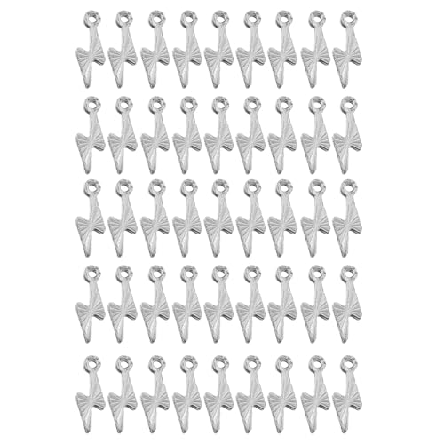 Packung Von 50 Edelstahlanhängen Für Halskettenarmbandschmuckbauteile Mode Handgefertigte Accessoires Packung Von 50 Edelstahlanhängen Für Halskettenarmbandschmuckbauteile Mode Handgefertigte Accessoires von Fahoujs