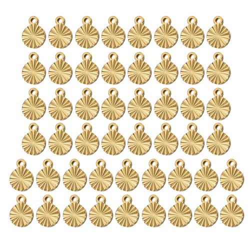 Packung Von 50 Edelstahlanhängen Für Halskettenarmbandschmuckbauteile Mode Handgefertigte Accessoires Packung Von 50 Edelstahlanhängen Für Halskettenarmbandschmuckbauteile Mode Handgefertigte Accessoires von Fahoujs