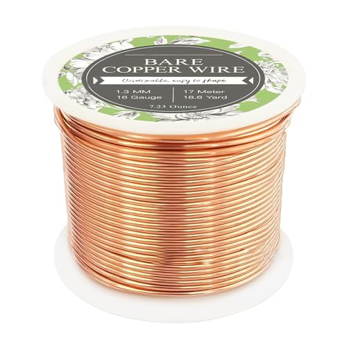 Professionelles Copper Crafting Draht Vielseitiges Perlendrahtkabel Handy Coppers Draht Für Halskettenarmband Ohrring von Fahoujs