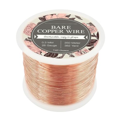 Professionelles Copper Crafting Draht Vielseitiges Perlendrahtkabel Handy Coppers Draht Für Halskettenarmband Ohrring von Fahoujs